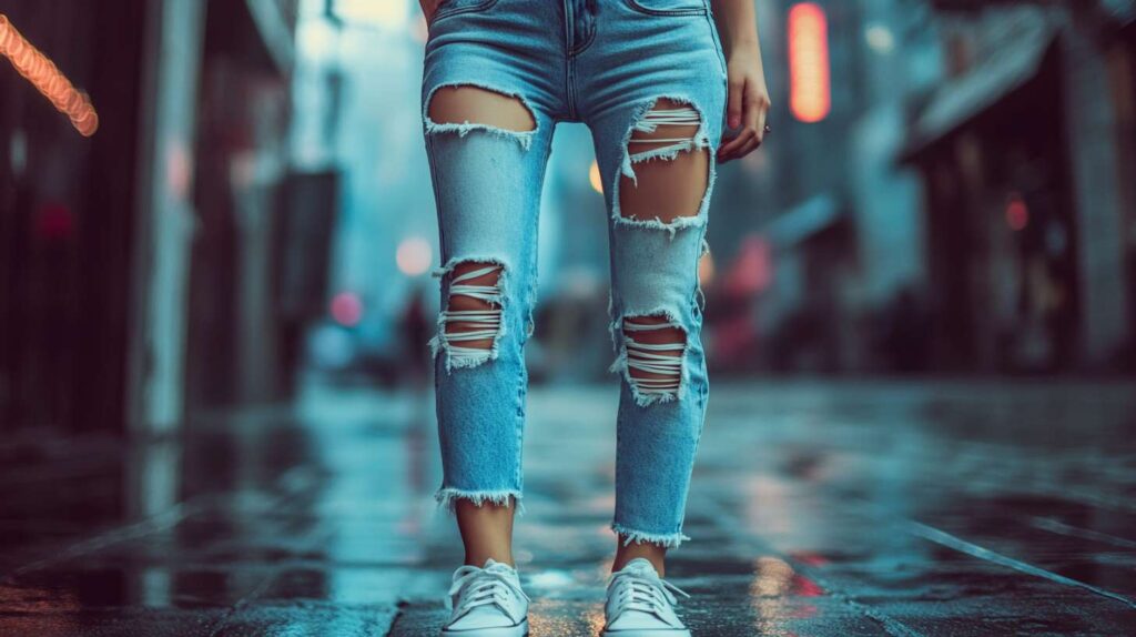 come strappare i jeans