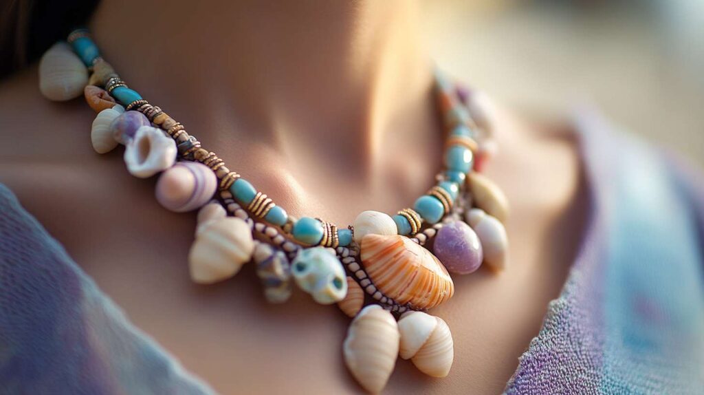 gioielli con conchiglie